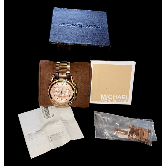 MICHAEL KORS Ritz Rose Gold-Tone Watch - Picture 6 of 6